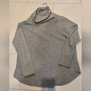 Gray Women's Turtleneck Sweater